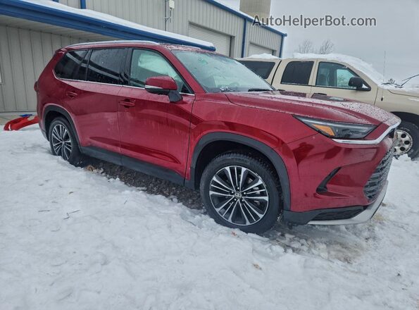 5TDADAB50SS021325 2025 TOYOTA GRAND Burgundy Առջևի աջ
