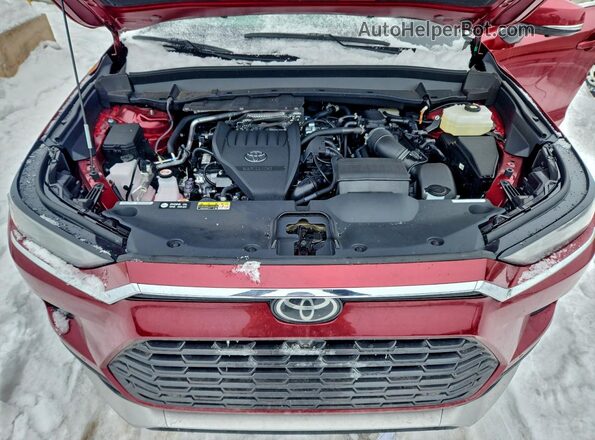 5TDADAB50SS021325 2025 TOYOTA GRAND Burgundy Շարժիչի բաժամունքի տեսք