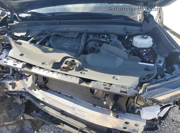 5TDADAB54SS018122 2025 TOYOTA HIGHLANDER HYBRID Gray Widok komory silnika