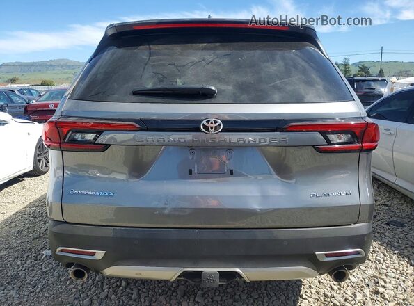 5TDADAB54SS018122 2025 TOYOTA HIGHLANDER HYBRID Gray Widok z tyłu