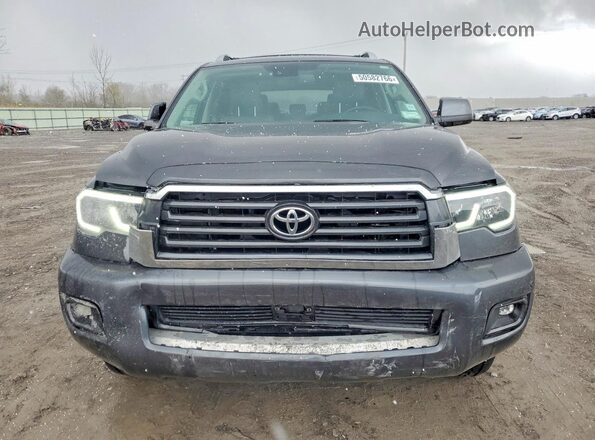 5TDBY5G13JS158117 2018 TOYOTA SEQUOIA Gray Vista frontal
