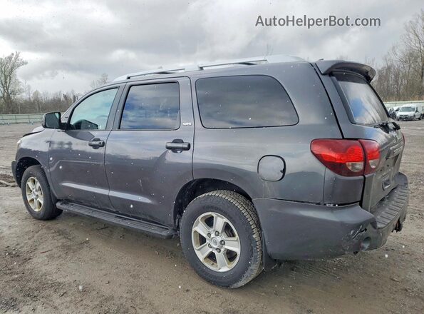 5TDBY5G13JS158117 2018 TOYOTA SEQUOIA Gray Trasero izquierdo