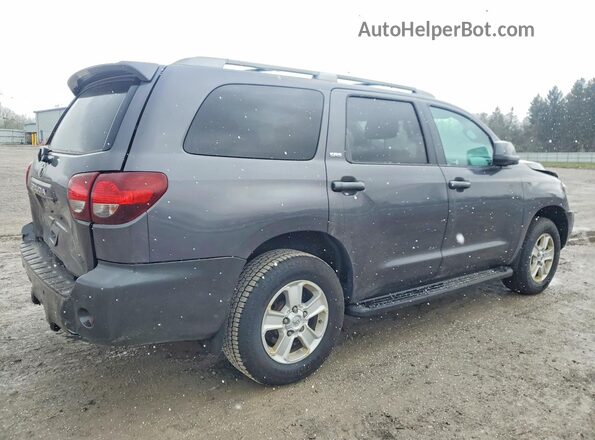 5TDBY5G13JS158117 2018 TOYOTA SEQUOIA Gray Trasero derecho