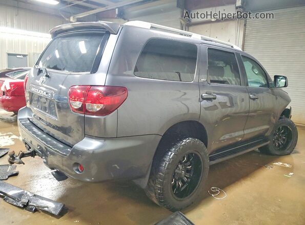 5TDBY5G19JS157716 2018 TOYOTA SEQUOIA Серый Задняя правая четверть