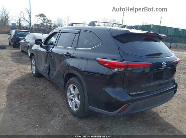 5TDBZRBH7LS045265 2020 TOYOTA LE Black Tył lewy