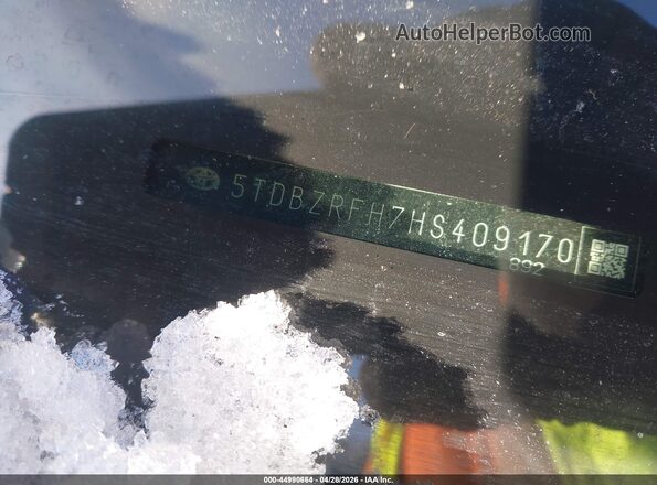 5TDBZRFH7HS409170 2017 TOYOTA LE Black 