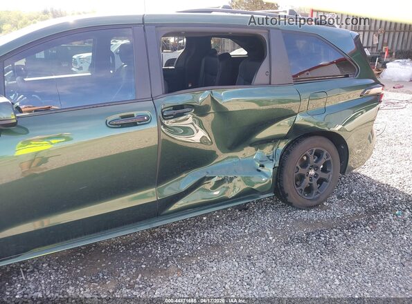 5TDCSKFC1SS191061 2025 TOYOTA SIENNA Green Դիմացի տեսք