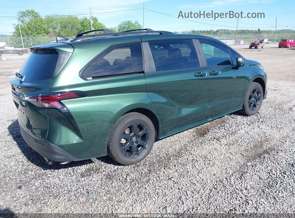 5TDCSKFC1SS191061 2025 TOYOTA SIENNA Green Հետևի աջ