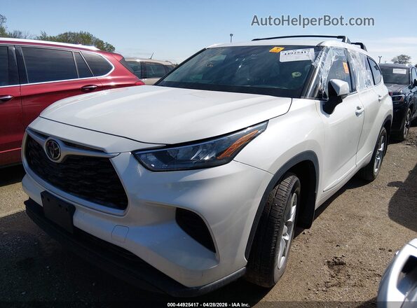 5TDCZRBHXLS519682 2020 TOYOTA HIGHLANDER White 
