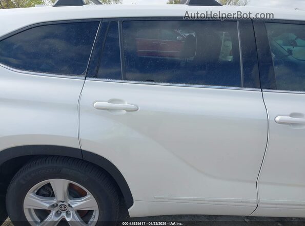 5TDCZRBHXLS519682 2020 TOYOTA HIGHLANDER White 