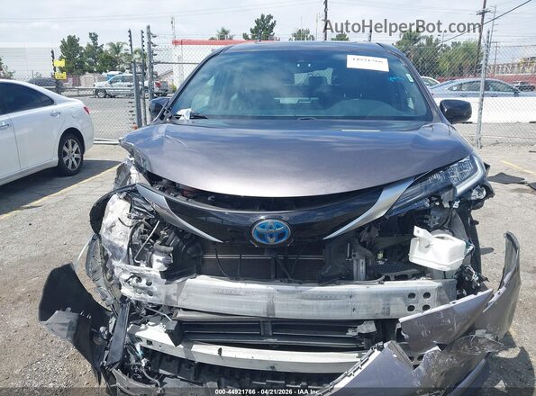 5TDDRKEC6MS014039 2021 TOYOTA SIENNA Gray 
