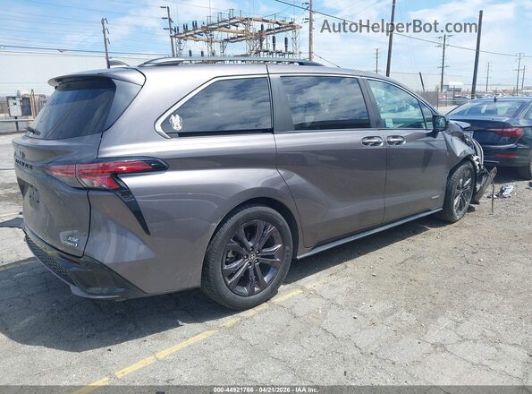 5TDDRKEC6MS014039 2021 TOYOTA SIENNA Gray 