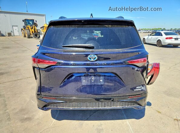 5TDDRKEC6MS067775 2021 TOYOTA SIENNA Blue Հետևի տեսք