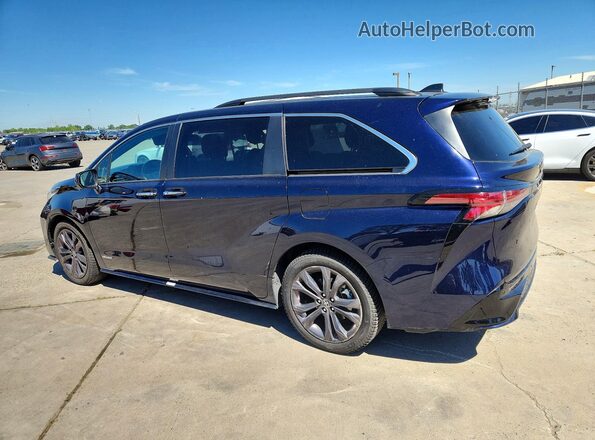 5TDDRKEC6MS067775 2021 TOYOTA SIENNA Blue Հետևի ձախ