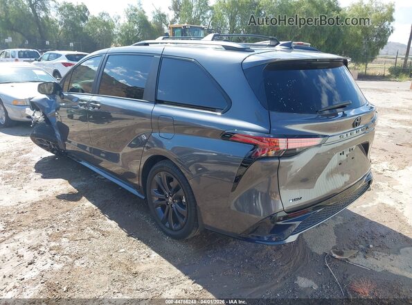 5TDDRKEC6SS280044 2025 TOYOTA SIENNA Gray Հետևի ձախ