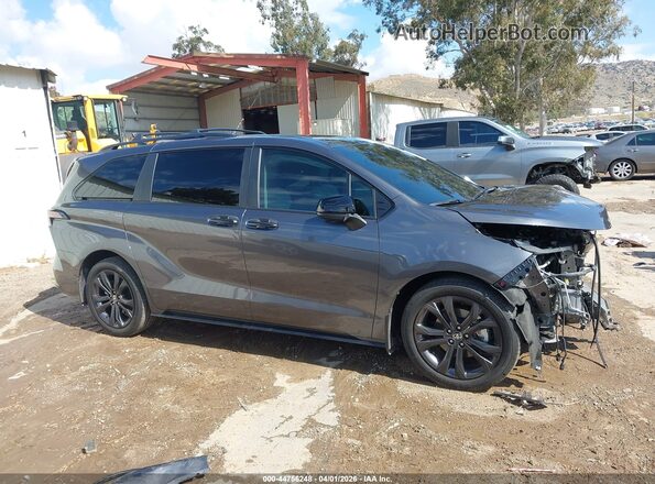 5TDDRKEC6SS280044 2025 TOYOTA SIENNA Gray Սալոնի հետևի տեսք