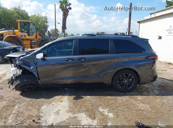 5TDDRKEC6SS280044 2025 TOYOTA SIENNA Gray Սալոնի 360 աստիճան տեսք