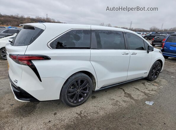 5TDDRKEC7MS033912 2021 TOYOTA SIENNA White Հետևի աջ