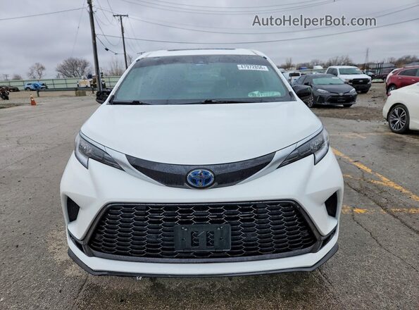 5TDDRKEC7MS033912 2021 TOYOTA SIENNA White Դիմացի տեսք
