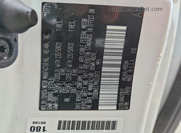 5TDDRKEC7MS033912 2021 TOYOTA SIENNA White Սալոնի 360 աստիճան տեսք