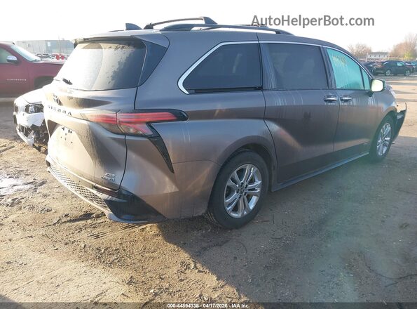 5TDDSKFC3MS026281 2021 TOYOTA SIENNA Gray უკანა მარჯვენა