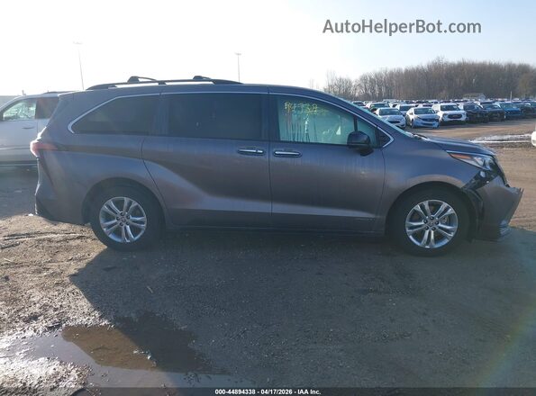 5TDDSKFC3MS026281 2021 TOYOTA SIENNA Gray უკანა სალონის ხედი