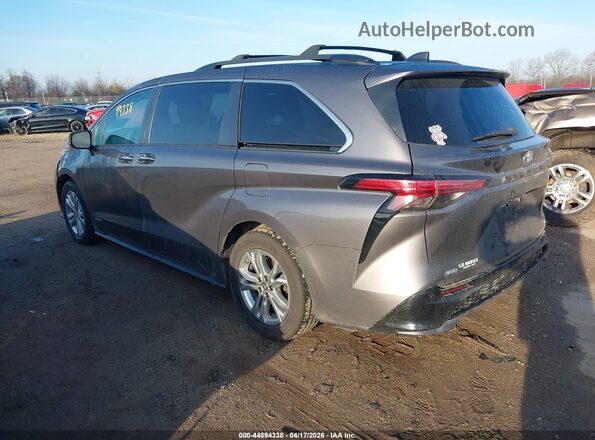 5TDDSKFC3MS026281 2021 TOYOTA SIENNA Gray უკანა მარცხენა