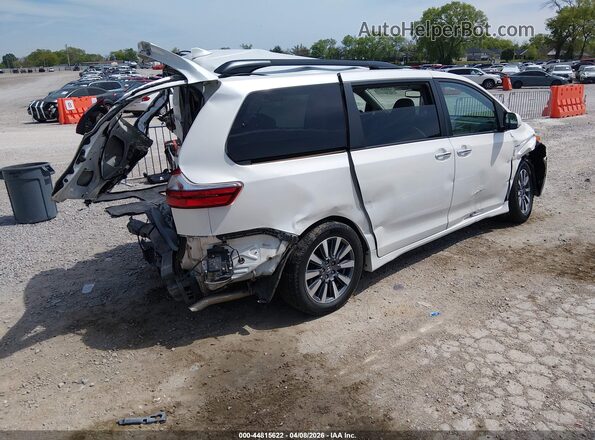 5TDDZ3DC2LS242495 2020 TOYOTA LE White Задня права чверть