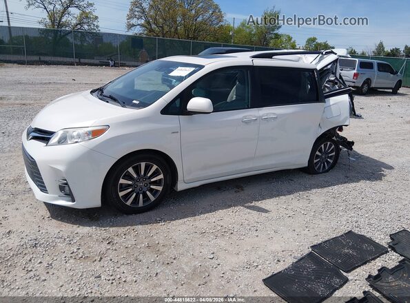 5TDDZ3DC2LS242495 2020 TOYOTA LE White Передня ліва чверть