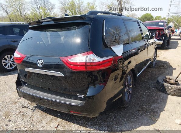 5TDDZ3DC6JS192262 2018 TOYOTA LIMITED Black Tył prawy