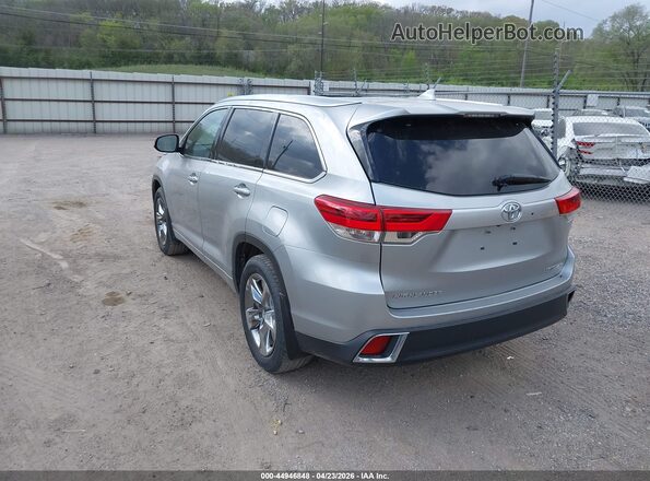 5TDDZRFH0JS876865 2018 TOYOTA LIMITED Silver Rear left