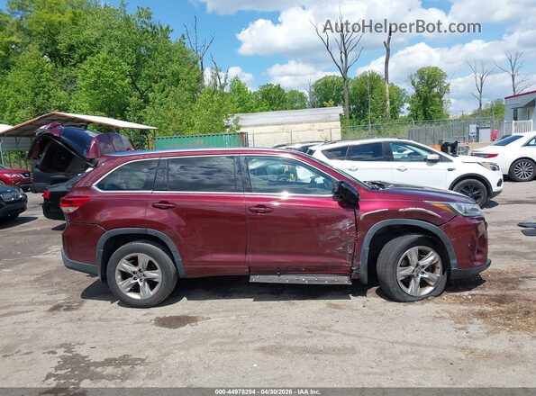5TDDZRFH4JS838264 2018 TOYOTA LIMITED Red 