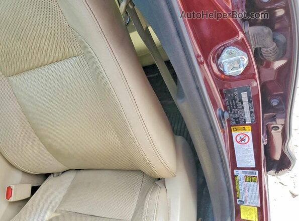 5TDDZRFH6HS435932 2017 TOYOTA LIMITED Maroon Вид наклейки з VIN-кодом