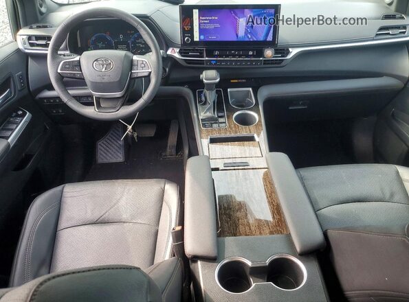 5TDESKFC2SS159972 2025 TOYOTA SIENNA White Dashboard view