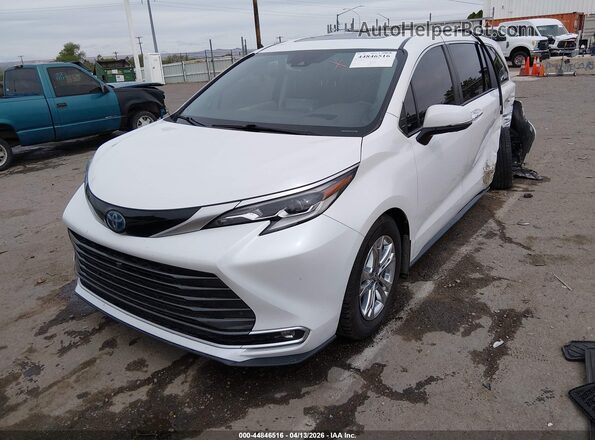 5TDESKFC4PS093285 2023 TOYOTA SIENNA White წინა მარცხენა ხედი სამი მეოთხედიდან