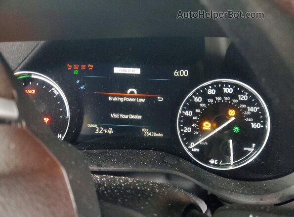 5TDESKFC4RS117314 2024 TOYOTA LIMITED White Вид щитка приладів