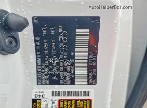 5TDESKFC4RS117314 2024 TOYOTA LIMITED White Вид підкапотного простору