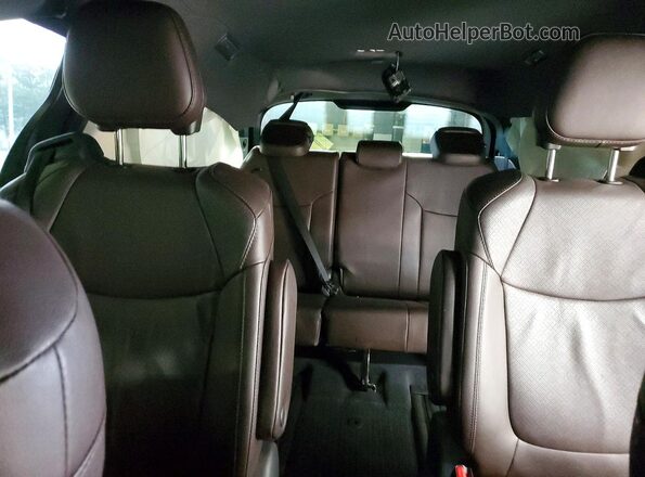 5TDESKFC5NS062804 2022 TOYOTA SIENNA Black Vista de los asientos traseros