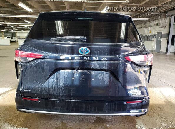 5TDESKFC5NS062804 2022 TOYOTA SIENNA Black Vista trasera