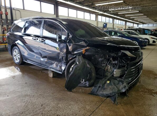 5TDESKFC5NS062804 2022 TOYOTA SIENNA Black Delantero derecho