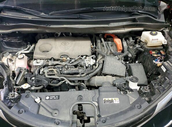 5TDESKFC5NS062804 2022 TOYOTA SIENNA Black Vista del compartimento del motor