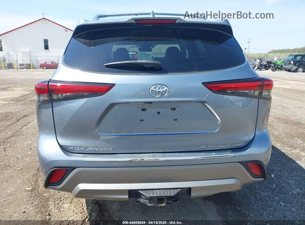 5TDFZRBH0MS068857 2021 TOYOTA HIGHLANDER Light Blue 