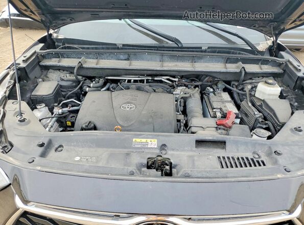 5TDFZRBH0MS145694 2021 TOYOTA HIGHLANDER Black Սալոնի հետևի տեսք