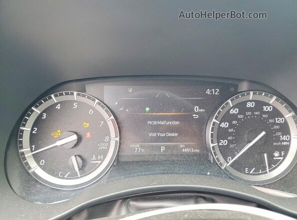 5TDFZRBH0MS145694 2021 TOYOTA HIGHLANDER Black Սարքավորումների վահանակի տեսք