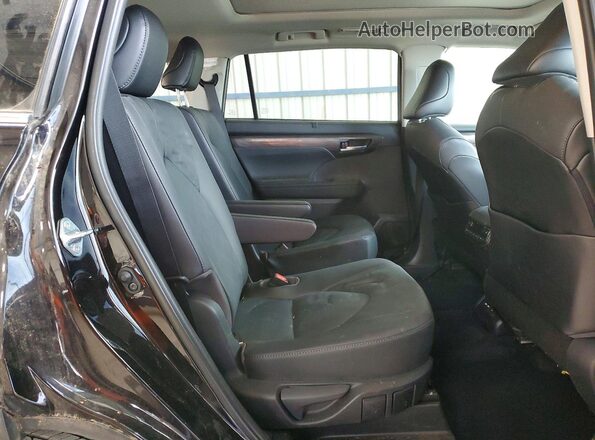 5TDFZRBH3MS108378 2021 TOYOTA HIGHLANDER Black Vista interior trasera