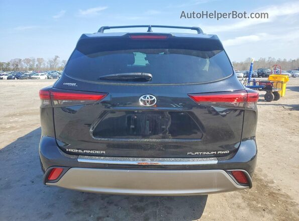 5TDFZRBH4MS149179 2021 TOYOTA HIGHLANDER Black Vista trasera