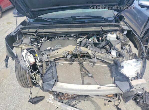 5TDFZRBH4MS149179 2021 TOYOTA HIGHLANDER Black Vista del compartimento del motor