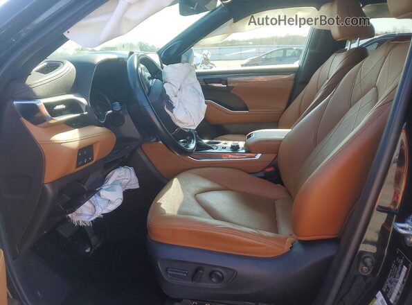5TDFZRBH4MS149179 2021 TOYOTA HIGHLANDER Black Vista interior delantera
