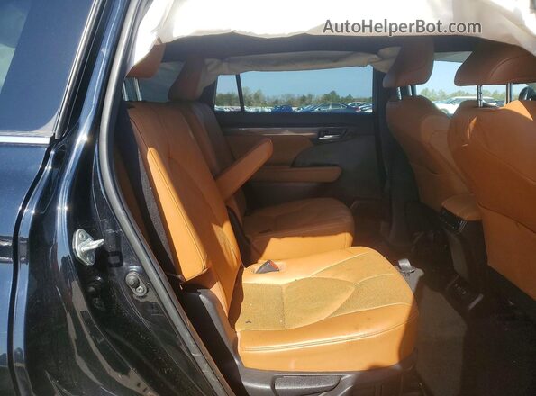 5TDFZRBH4MS149179 2021 TOYOTA HIGHLANDER Black Vista interior trasera