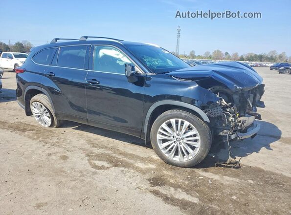 5TDFZRBH4MS149179 2021 TOYOTA HIGHLANDER Black Delantero derecho